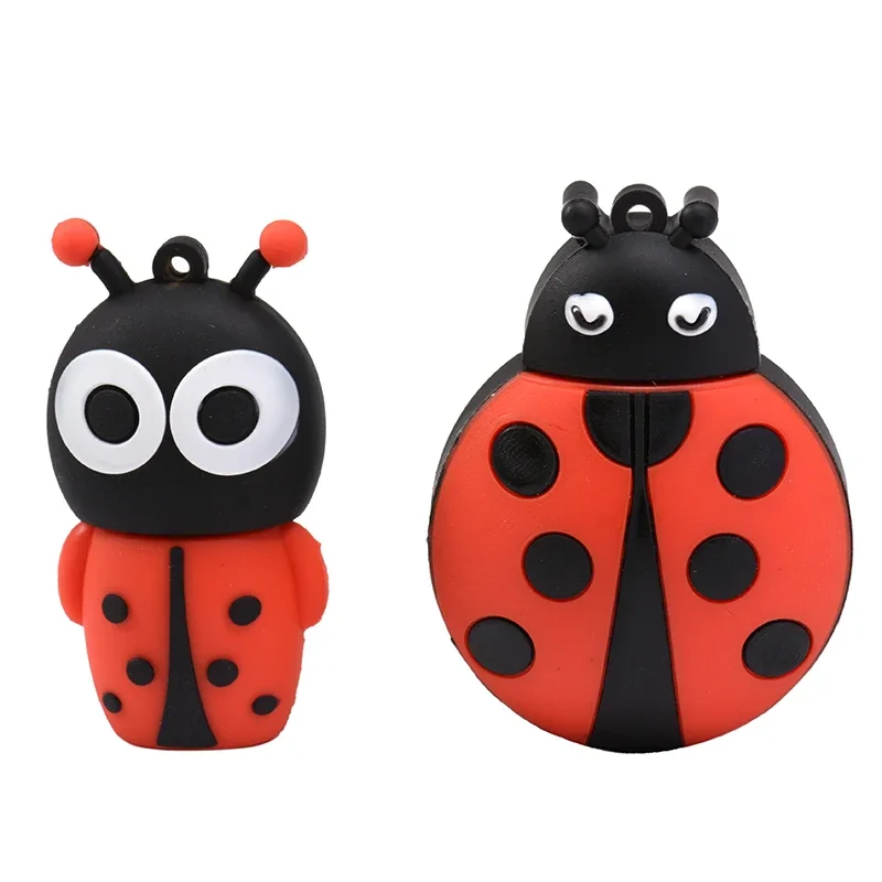 High-speed USB Flash Drive Cute Beetle Memory Stick Pen Drives Personalized Mini Pendrive 64GB 32GB 16GB 4GB Ladybug USB Stick