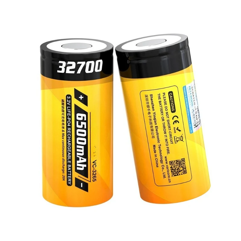 بطارية LiFePO4 20A بطارية التفريغ المستمر 3.2 فولت 32700 6500 مللي أمبير