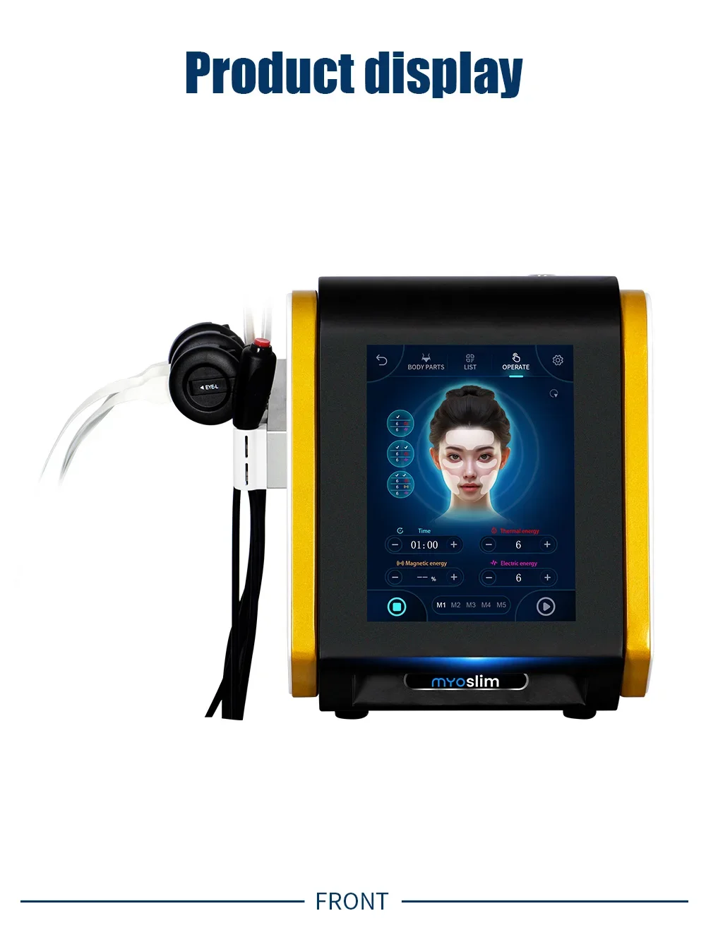MYOslim EMS RF Elektromagnetisches Muskelbildung- und Hautstraffungsgerät, nicht-invasives Gesichtslifting, Faltenentfernung, Schönheitsgerät – Detail 13
