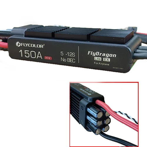 Flycolor 150A ESC FlyDragon 電子スピードコントローラー 5-12S ブラシレス ESC JP EDF モーター/RC ホビーモデル航空機ヘリコプター用