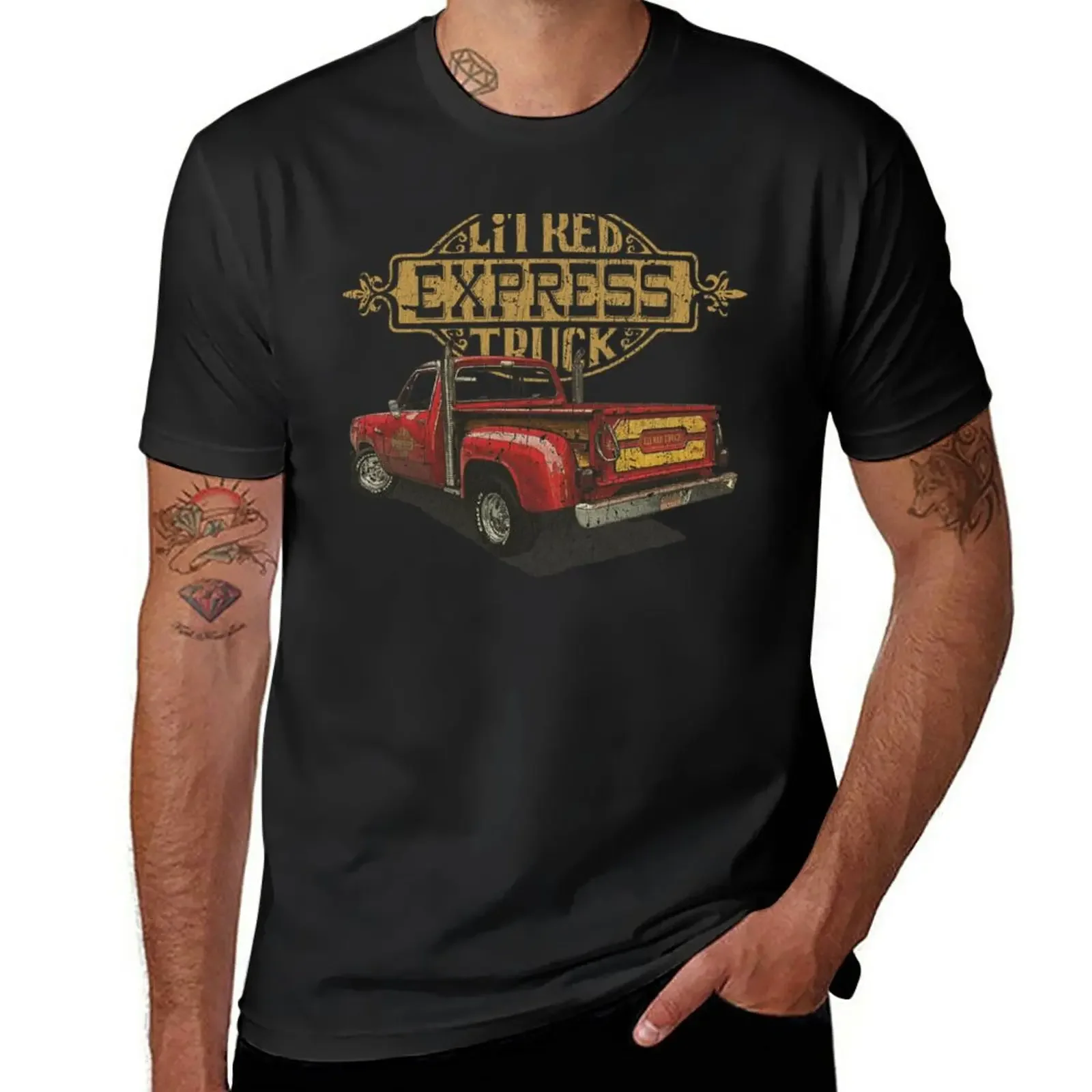 

New Lil' Red Express 1978 T-Shirt custom t shirts Short sleeve mens champion t shirts