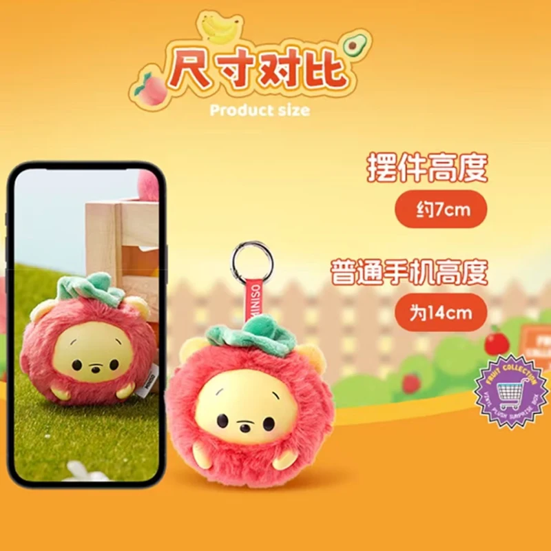 Nuovo autentico Disney Ufufy Fruit Vinyl Series Blind Box Cute Toy Doll Ciondolo Decorazione Desktop Ornament Girl Regalo di compleanno