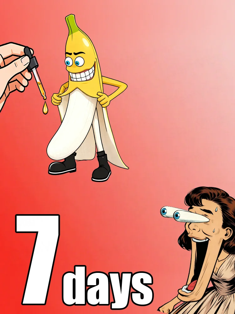 Sei ein echter Mann, größer, stärker und länger