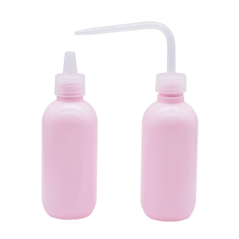 1pcs Eyelash Cleaning Bottle,Elbow Cleaning Bottle Water Squeeze Dropper Plastic Squeeze Bottles Lash Bath Bottles Primer Kettle