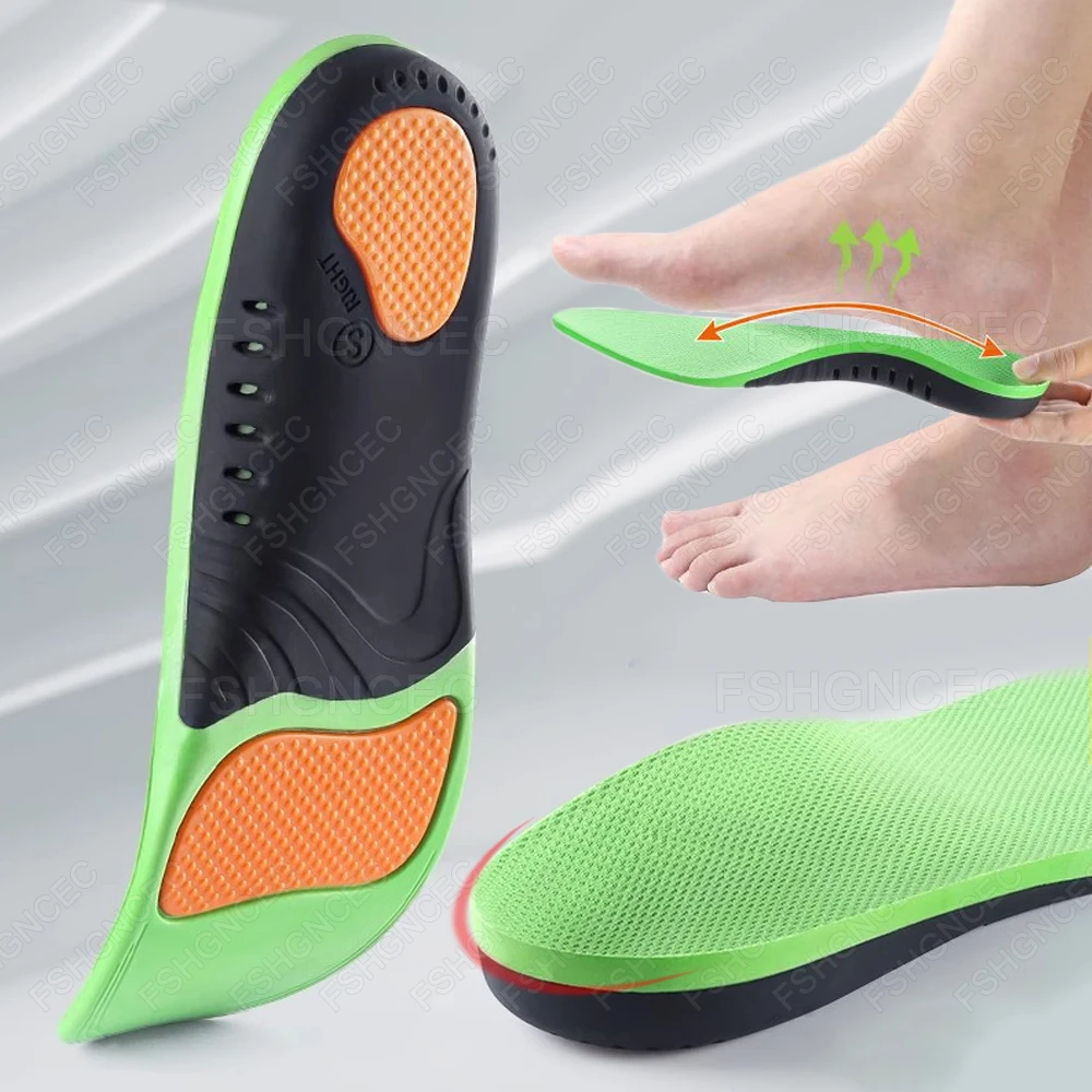 

Пара ортопедических стелек премиум-класса для обуви (мужские и женские), силиконовые, амортизирующие, для плоскостопия, с высокой поддержкой свода стопы