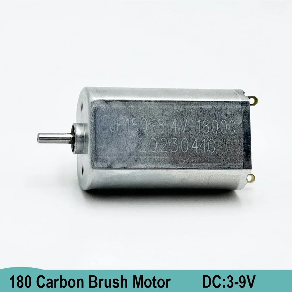 FK-180-2475 Motor DC 3V 6V 7.4V 9V 19500RPM High Speed 20mm Mini 180 Carbon Brush Motor for Electric Shaver Toy Car Boat Model