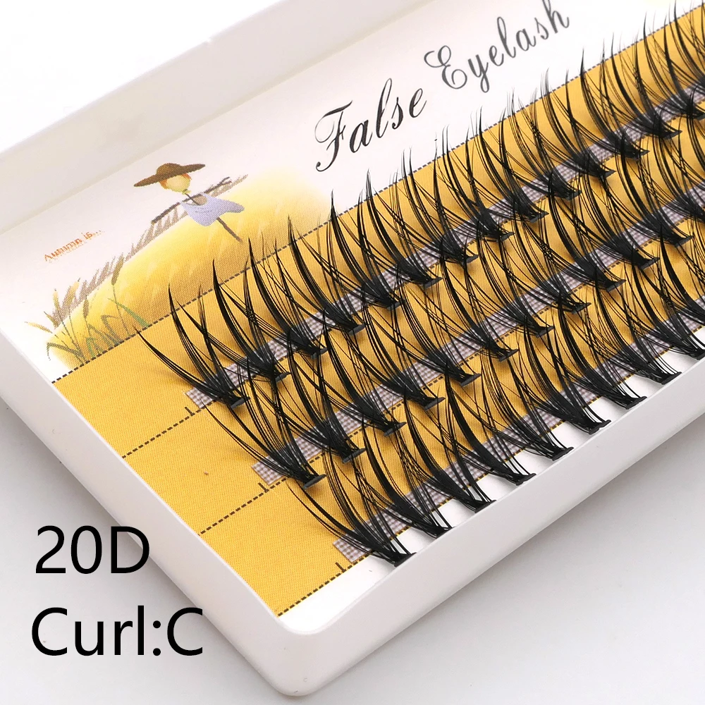 Wimpern Cluster 20D/30D Nerz Wimpern Natürliche Wimpernverlängerung Einzelne Wimpern 60pcs/box Soft Box gefälschte Wimpern Wimpern Großhandel – Detail 3