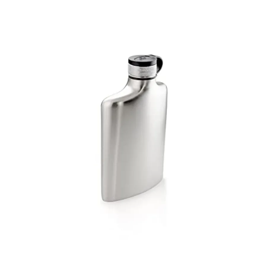 

Glacier Stainless Hip Flask for Camping, BBQ, Backpacking, Travel and Festivals - 8 oz