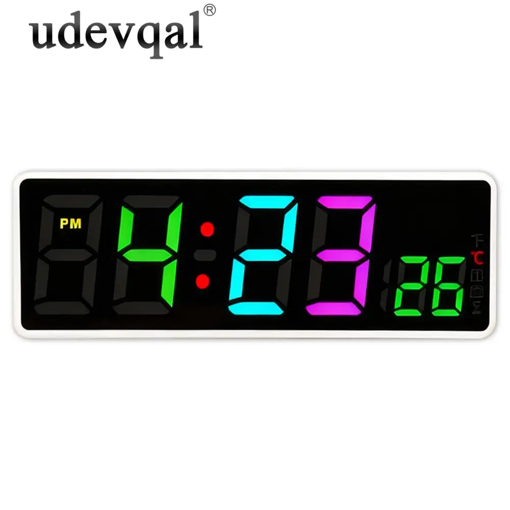 Kit de Reloj Digital Colorido con LED, Control de Sonido, Pantalla de Temperatura, Proyecto de Soldadura Electrónica DIY