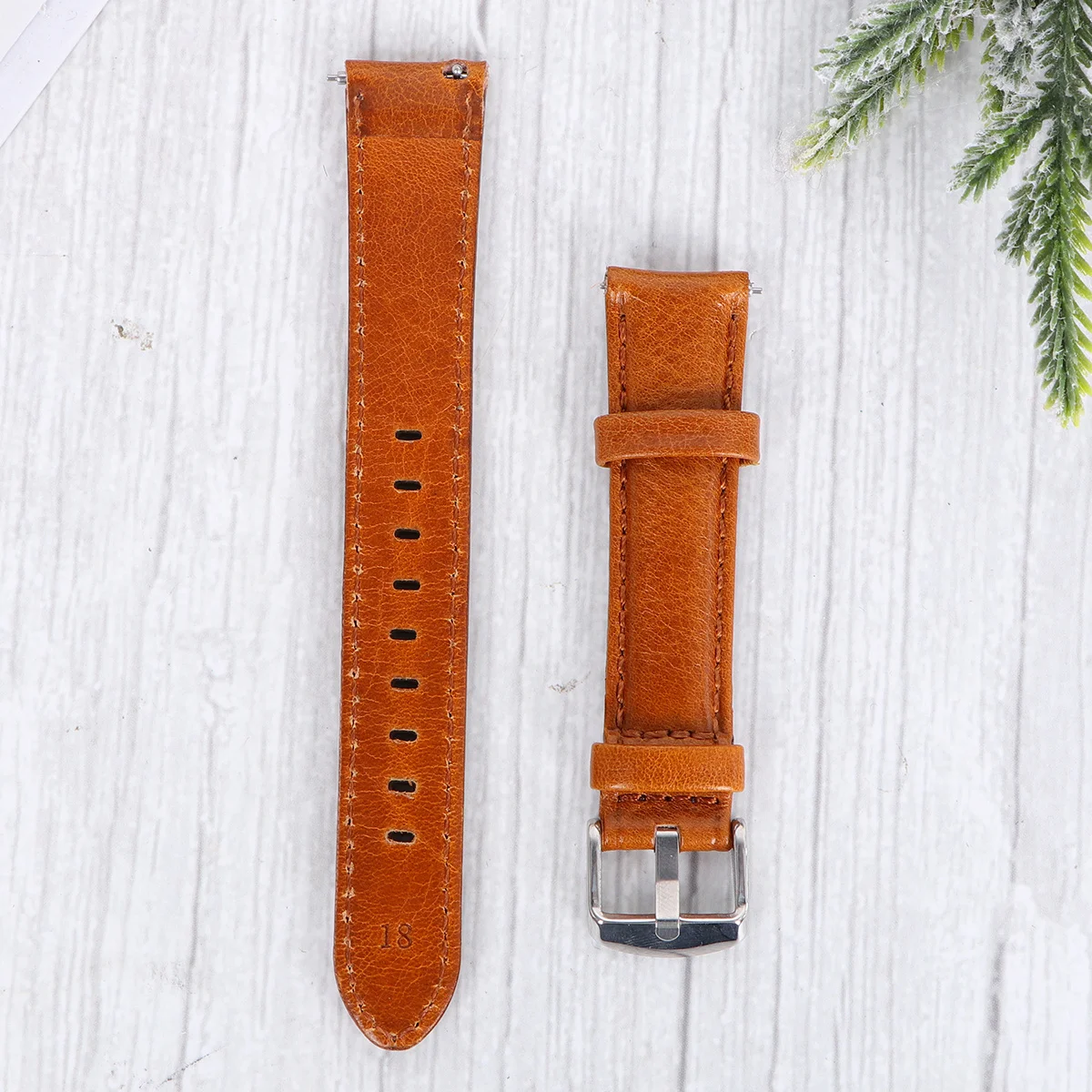 

Watch Band 18Mm Light Brown For Second Generation Replacement Watchband Strap For S3 Men Watchstrap S3