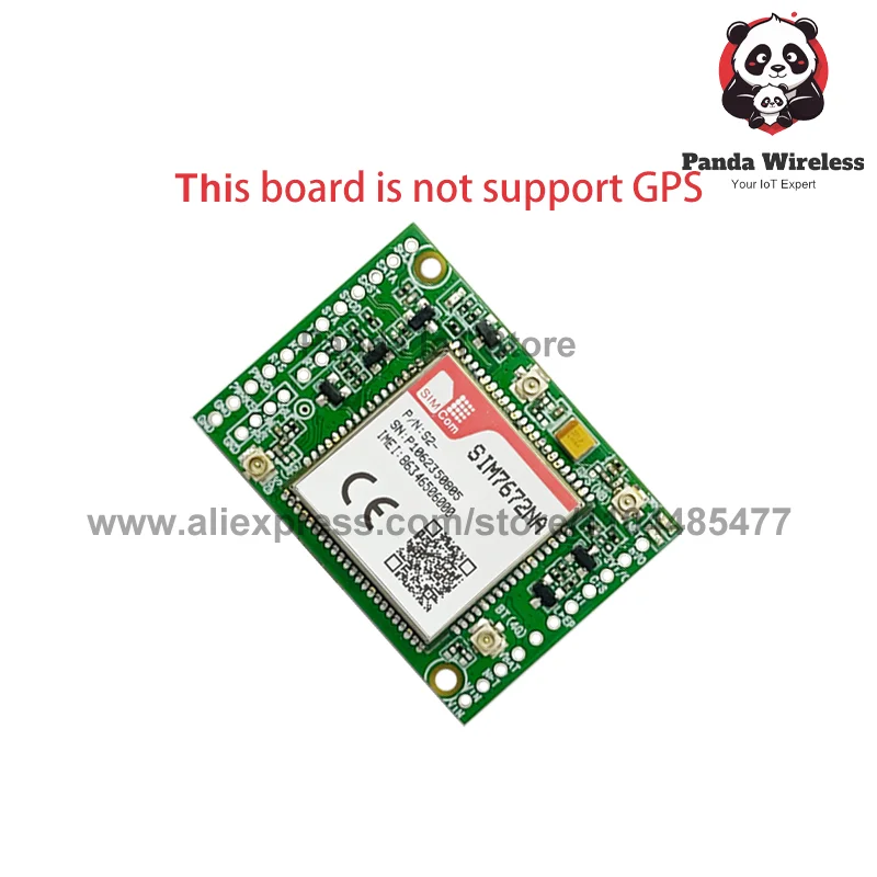 Módulo de placa central LTE CAT1 4G 2G SIM7672NA sin soporte GPS antena FPC B1/B2/B3/B4/B5/B7/B8/B12/B13/B18/B19/B20/B34/B38