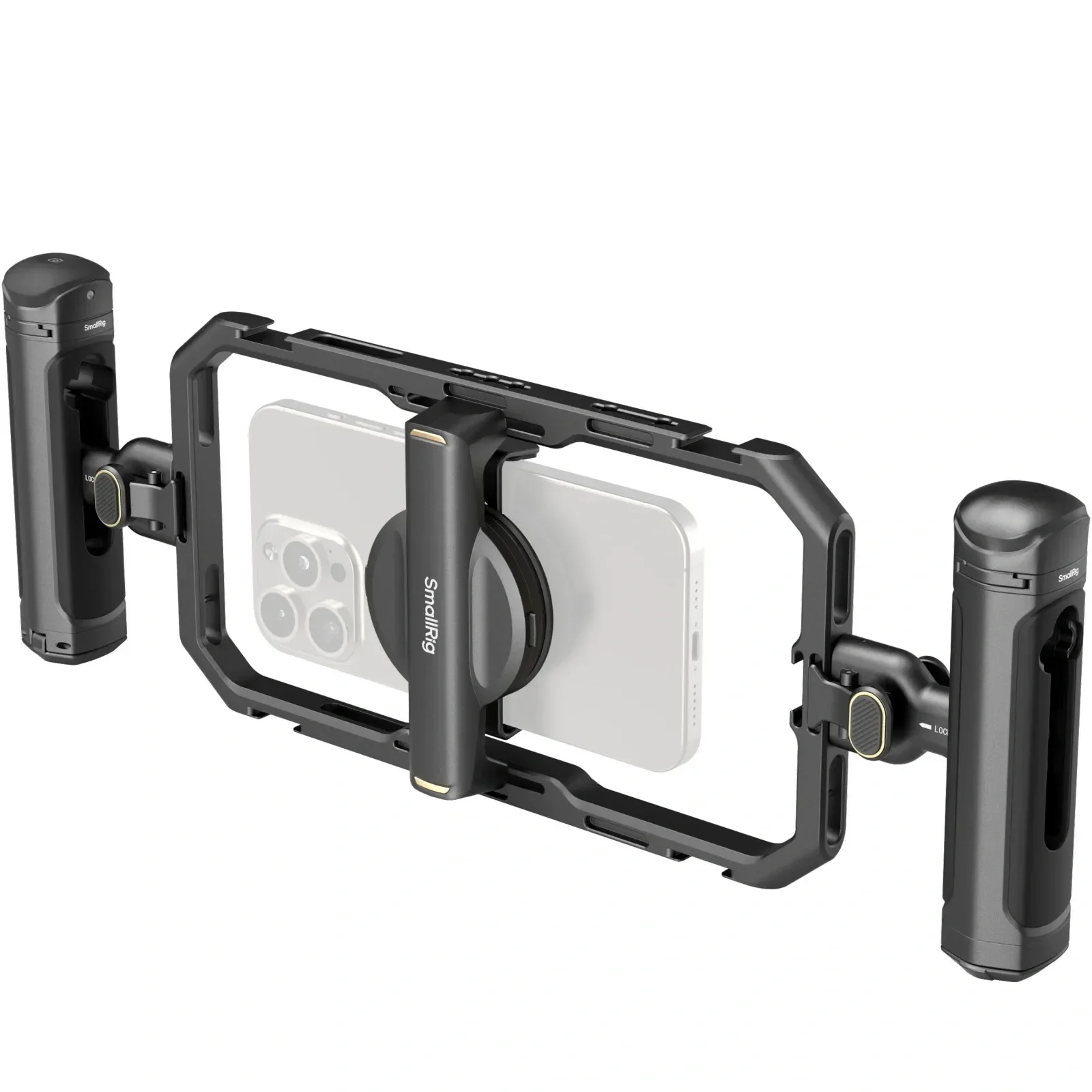 Smallrig All-in-One Video Kit with Double Handles Universal Quick Release Phone Cage For Smartphone Creators 4597/4704