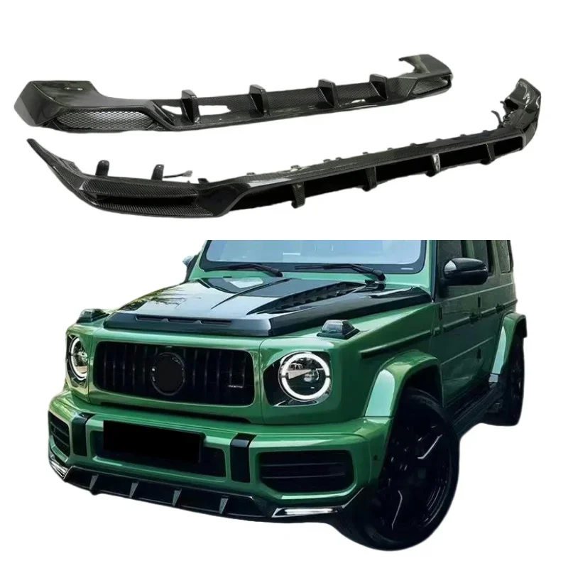 

Car Accessories Topar style Carbon fiber kit Front lip Rear lip spoiler For Mercedes-Benz G-Class W464 2019