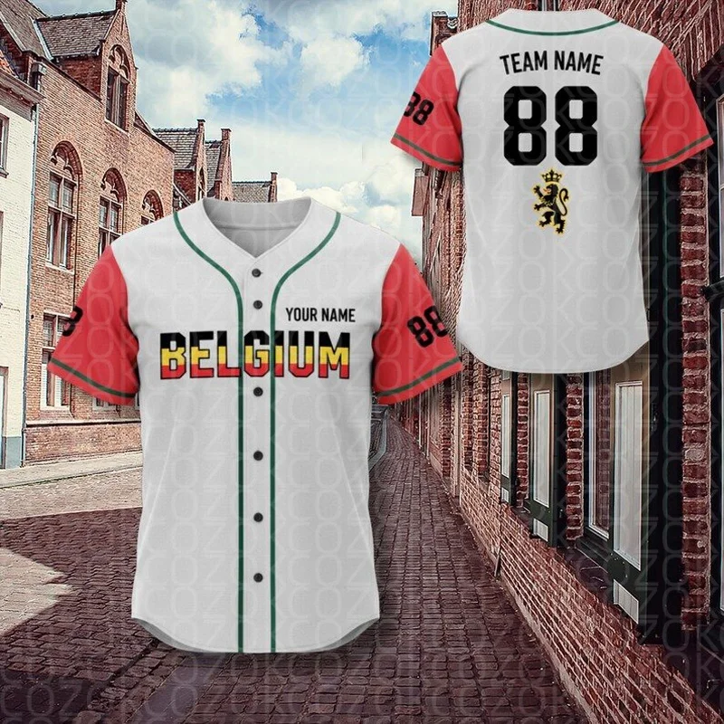 

Custom Country Team Baseball Jersey for Men Women Short Sleeve JerseyShirt Team Shirts Hip Hop Unisex Tops