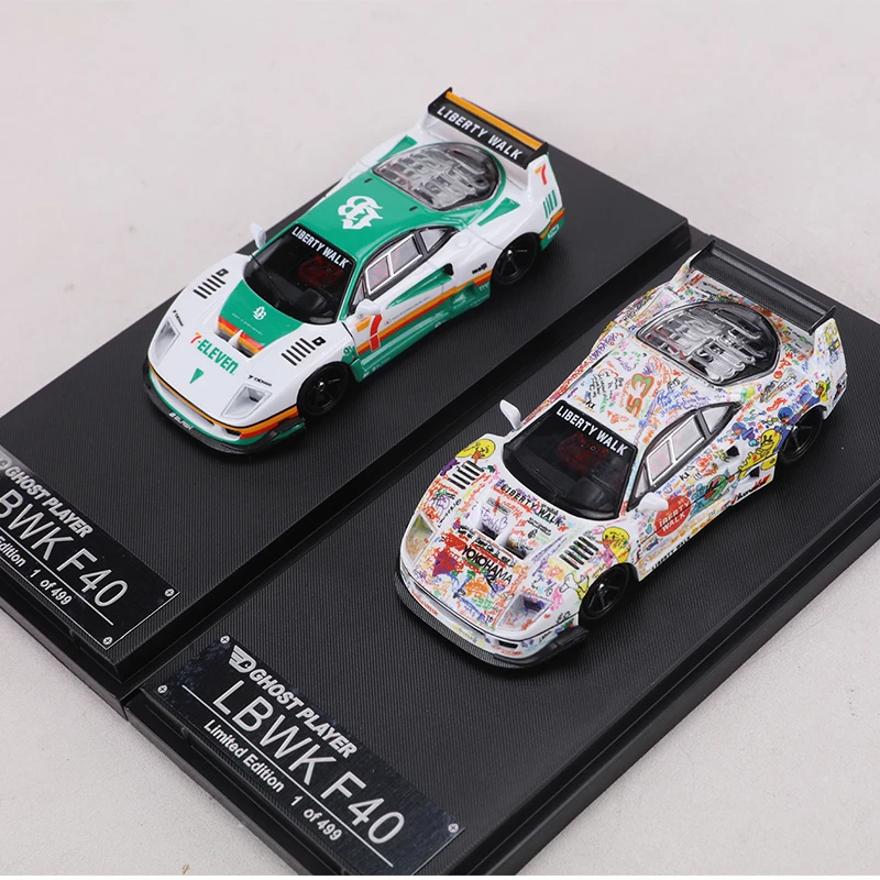 Chost Player 1:64 LBWK F40 Die-cast alloy simulation car model toy collection view 2