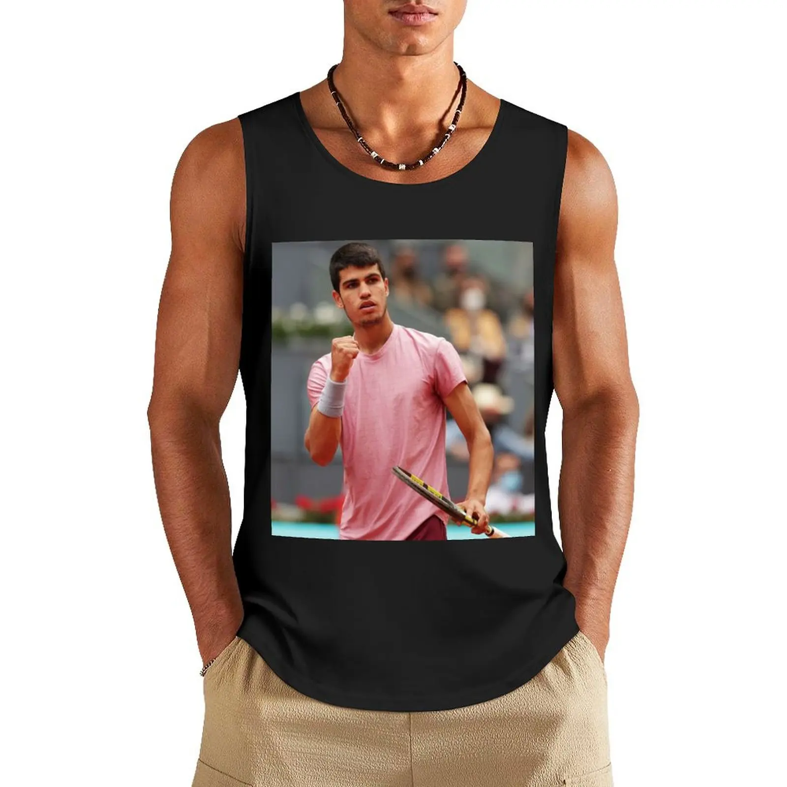 

Tenis - Carlos Alcaraz Tank Top summer clothes men 2024 mens gym clothes gym clothes men