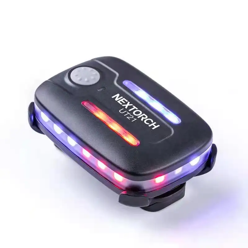 

Led Shoulder Light Gravity Sensing Police Shoulder Lights Red Blue Led 360° Rotation Warning Safety Lamp For Security Patrol