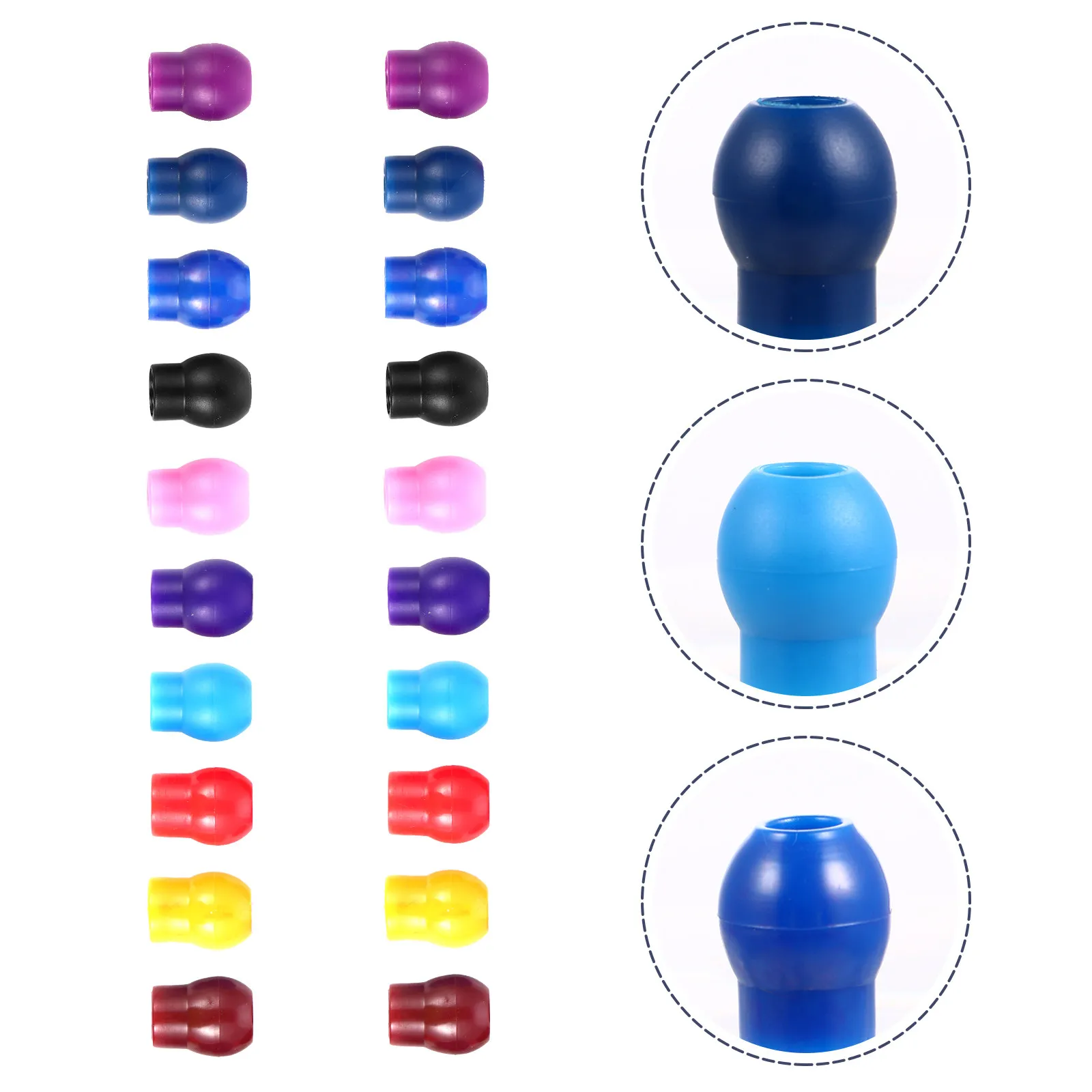

10Pairs Premium PVC Stethoscope Earplugs Replacement Ear Tips for Professionals Universal Fit Cold Resistant Noise