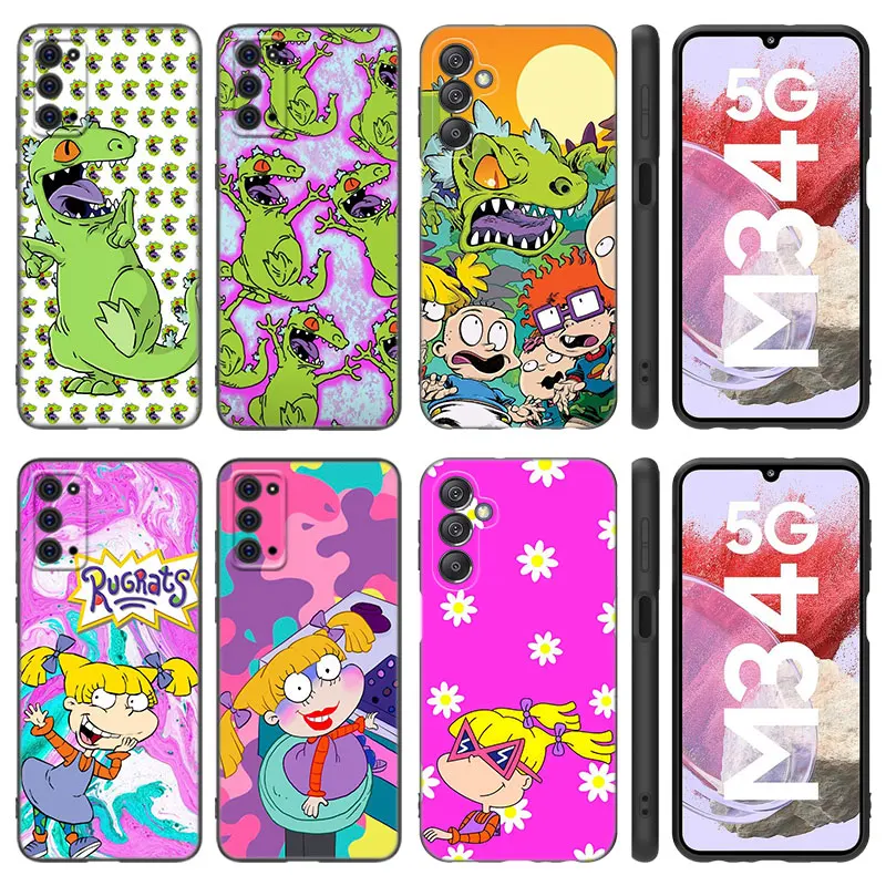 Children-Rugratt Case For Samsung M30 M31 S Note 10 Lite 20 Ultra M04 M13 M32 4G M14 M23 M33 M34 M42 M52 M53 M54 5G M11 M12 M21