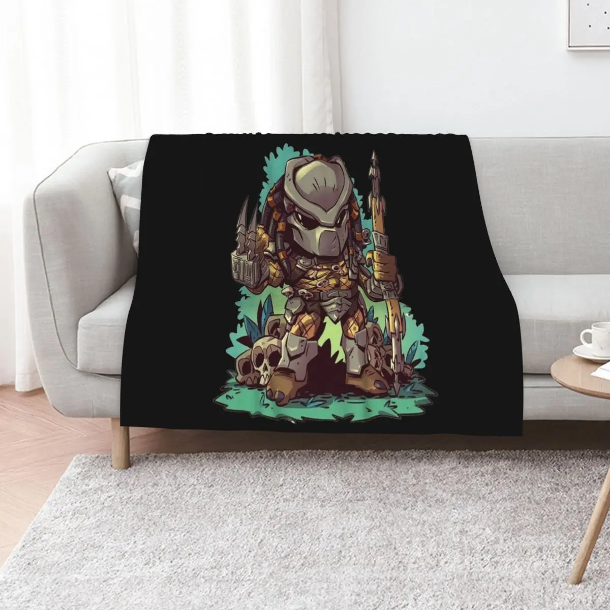 

predator Throw Blanket Blankets For Baby cosplay anime Bed linens Sofa Quilt Blankets