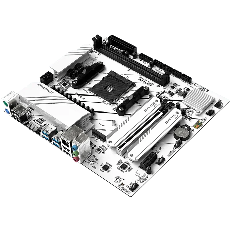 JGINYUE B550M ゲーミングマザーボードキット AMD AM4 R5 5500/5600