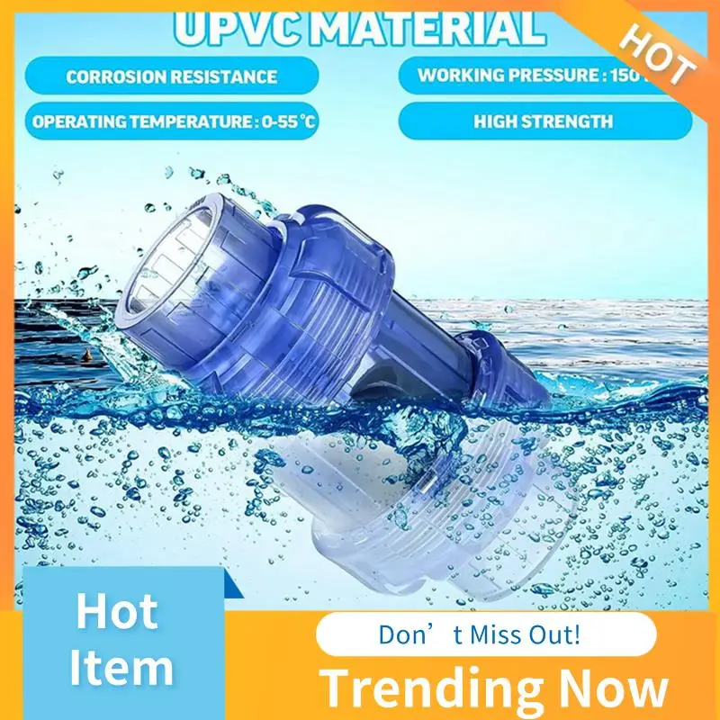 

CMHI-прозрачный обратный клапан из ПВХ, поворотные обратные клапаны True Union, обратный клапан, обратный клапан для бассейна, фитинги для труб (32 мм)