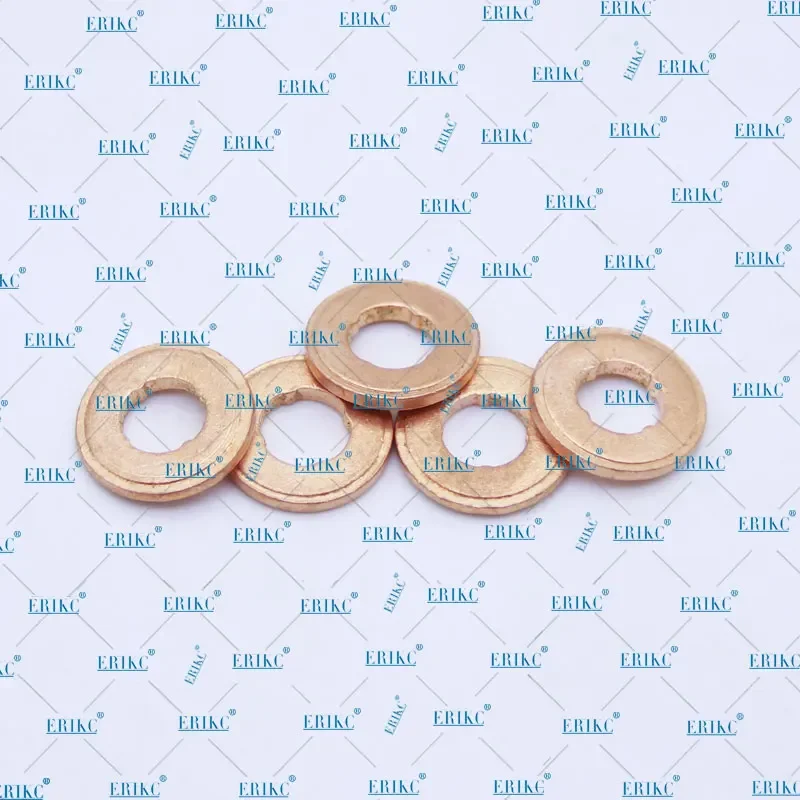 4PCS 9001-850C Injector Washer Shims Copper Rings Gasket 9001 850C 9001850C Thickness 7.1*15*3 3mm for Delphi EJBR04501D