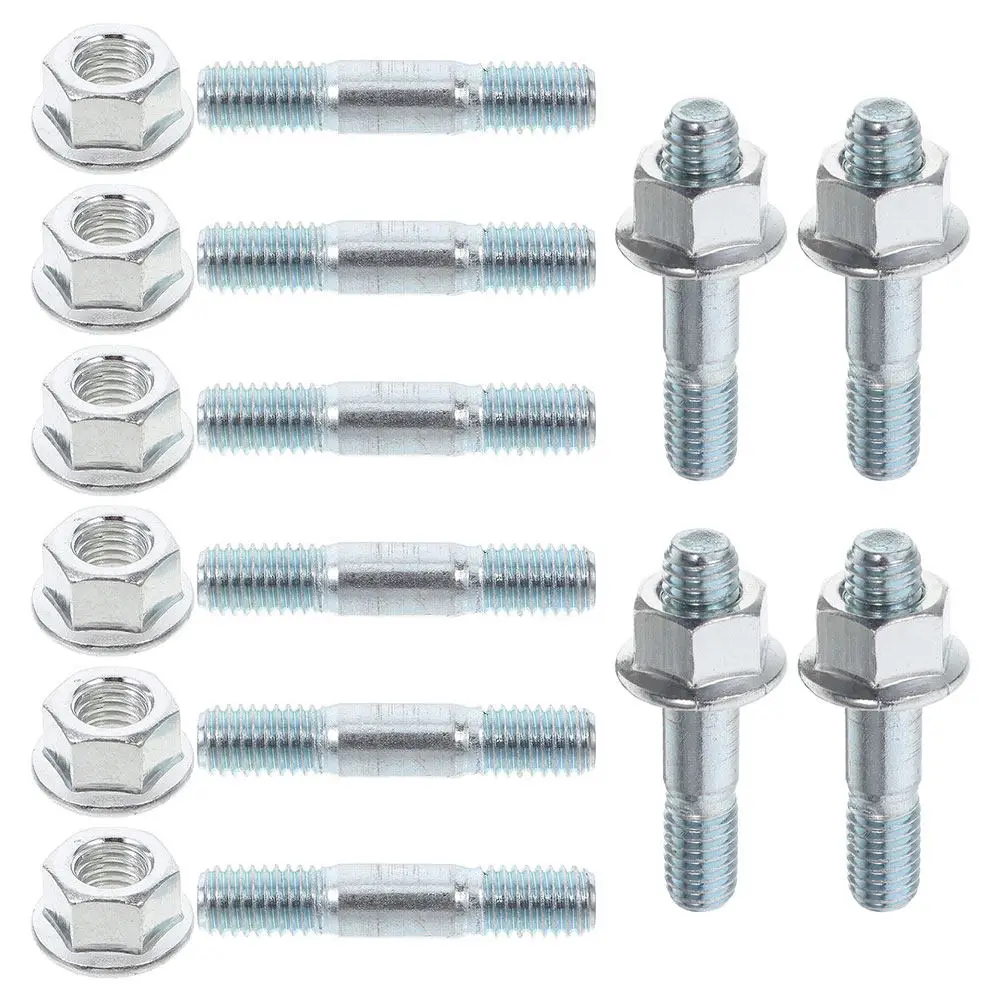 15-Piece Double-Ended Machine Screw and Nut Set for Chainsaw Chain Replacement – Universal Fit