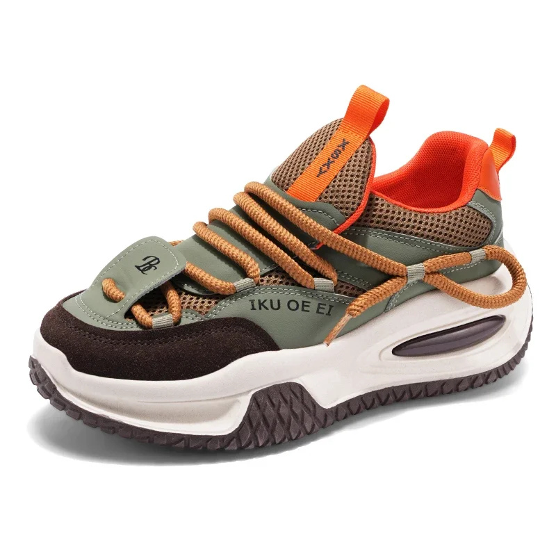 

men's Casual sneakers Designer new thick-soled increase men's casual sports shoes breathable tennis men's shoes large size 48