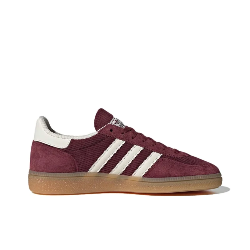 Adidas Originals Handball Spezial Men\'s and Women\'s Skateboarding Shoes - Anti slip, Wear resistant, Low cut, Wine Red