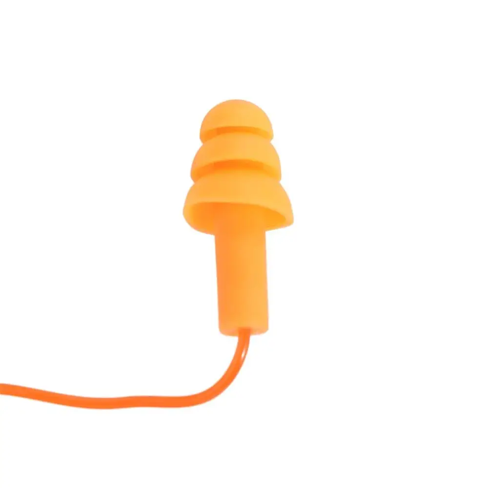 Swimming Accessories Shower Ear Plugs Diving Surf Nasal Clip Swim Ear Plugs Silicone Ear Plugs Earplugs with Rope