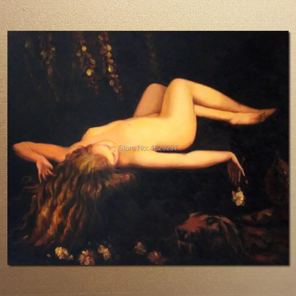 High Quality To Sleep Lord Frederic Leighton Oil Painting on Canvas Hand Painted Nude Portrait Art Reproduction for Wall Decor