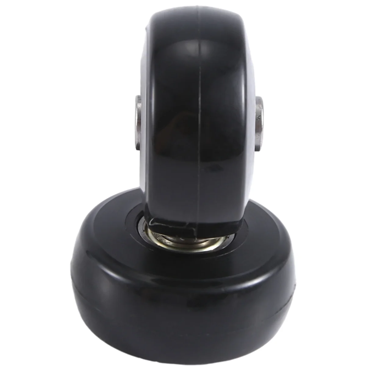 

50X24mm Set of 2 Luggage Suitcase Replacement Wheels,PU Swivel Caster Wheels Carbon Steel Bearings Repair Kits