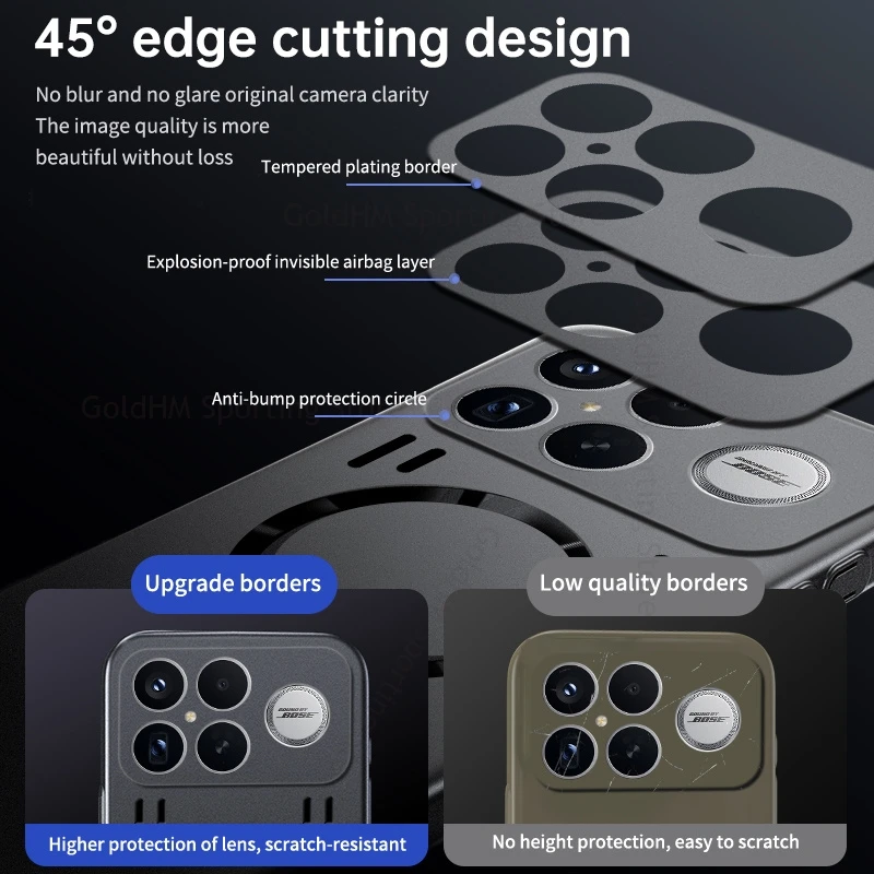 샤오미 레드미 K80 울트라 K90 프로 맥스용 마그네틱 마그세이프 호환 케이스, 레드미 K90 K80 K70 프로용 쿨링 방열 커버