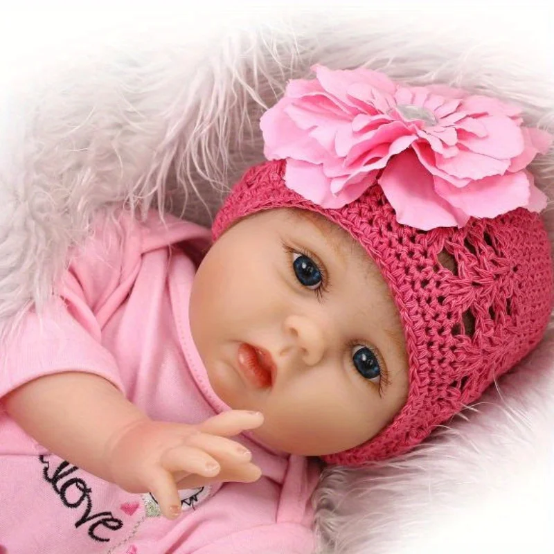 BZDOLL realistico 55cm Reborn Girl Baby Doll 22 pollici vivo morbido Silicone neonato Bebe adorabile giocattolo della buonanotte regalo di natale per i bambini