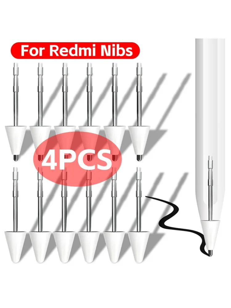 4/2/1PCS Smart Stylus Stift Austauschbare Spitze für Xiaomi Mi Pad Redmi Bleistift Spitzen Tragen-widerstand Hohe Empfindlichkeit Ersatz Tipps