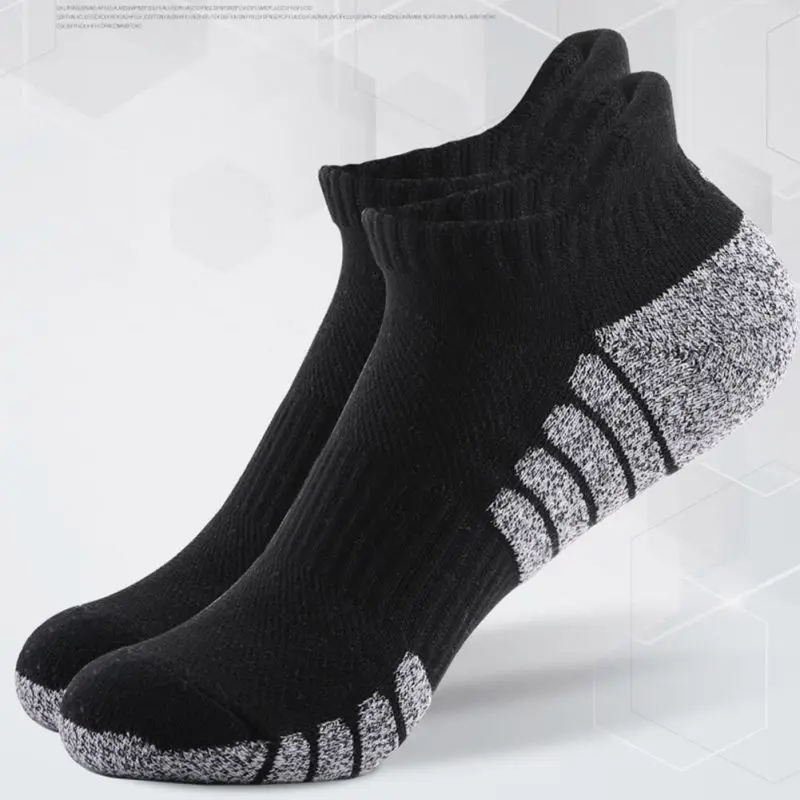 6Pcs/set Men Thicked Breathable Spring Autumn Outdoor Sports Hiking Run Trainning Socks Sweat Absorbing Short Socks