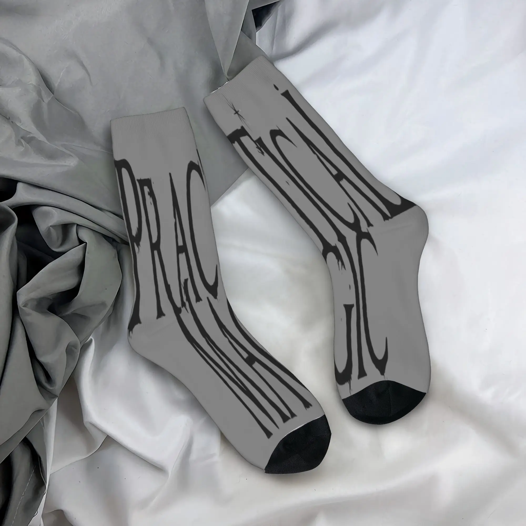 Men Women Practical Magic Witchcraft Occult Mystic Halloween Gothic Socks Breathable Home Dress  Socks Birthday Present
