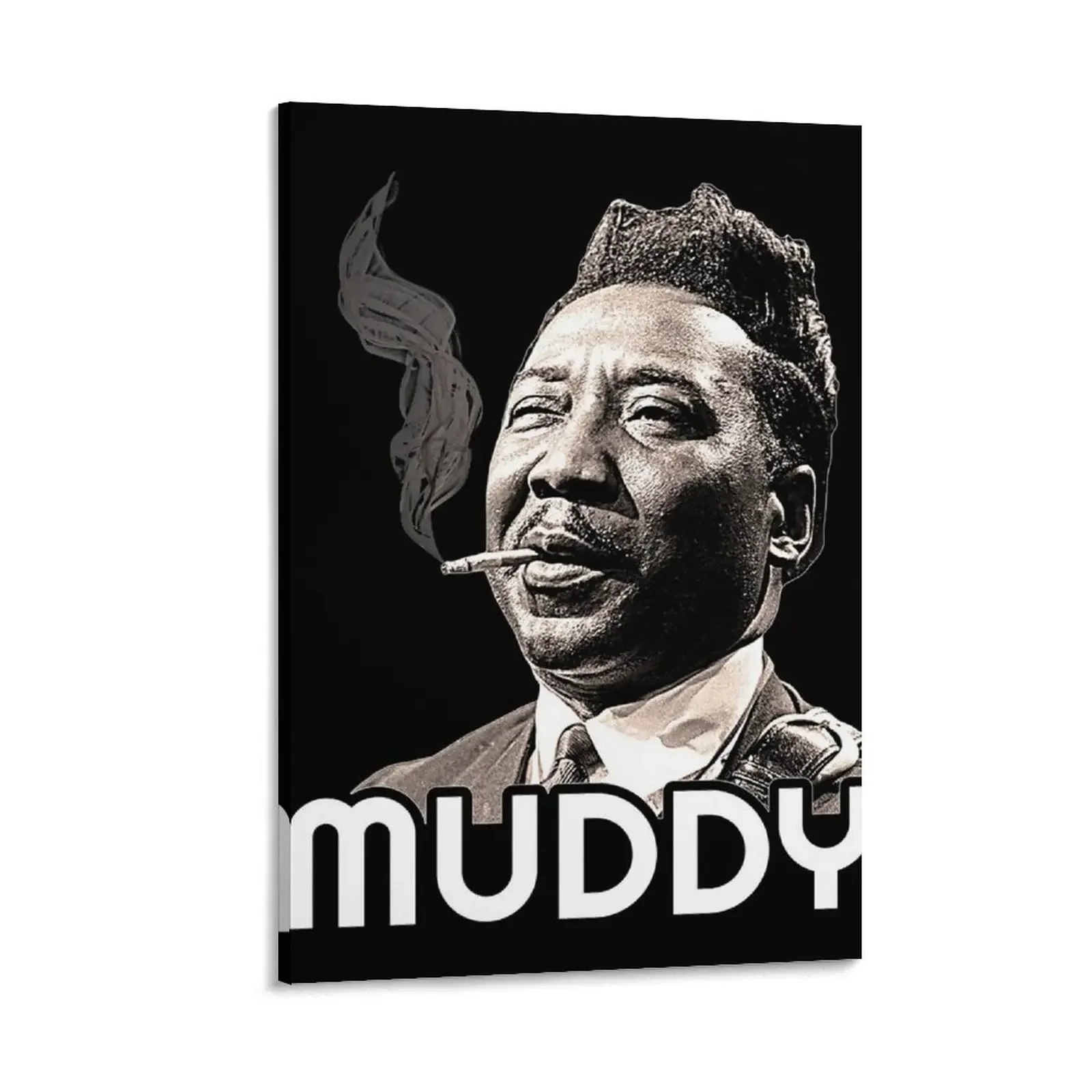 

Muddy Waters // Blues Icon Tribute Canvas Painting room decors aesthetic room decorations for girls pictures for wall