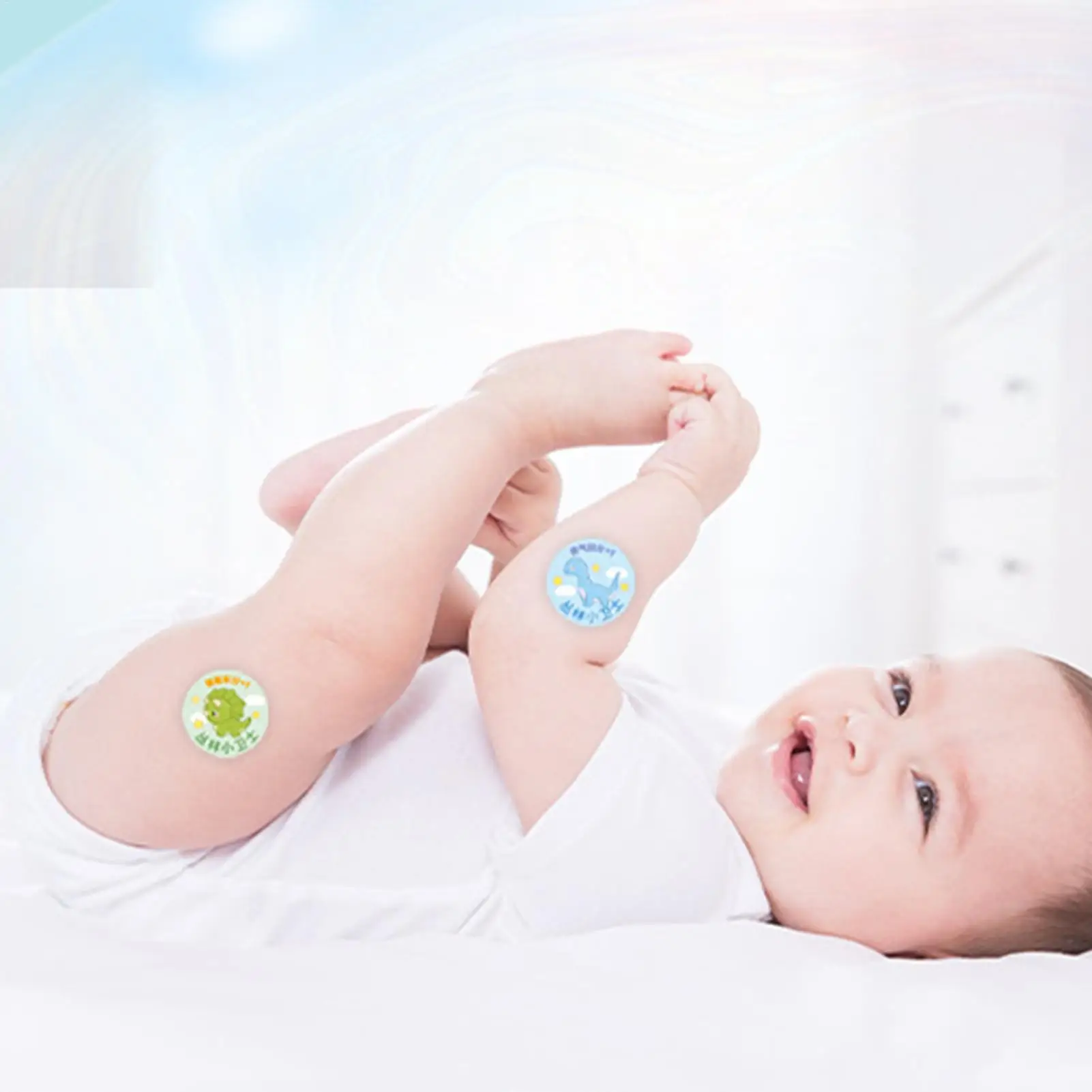 ملصقات تخفيف الحكة 36 قطعة ملصقات مضادة للحكة سريعة المفعول وتدوم طويلاً وسادة مهدئة لوازم تصميم كرتوني لرعاية الأطفال الصغار