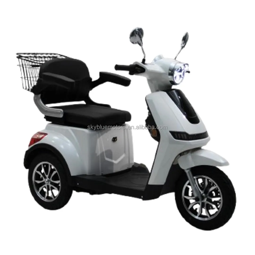 Factory Hot Selling 60km Long Range 3 Wheel Heavy Duty Mobility Scooters 1000W Lead Acid Battery Electric Scooter for Seniors wi