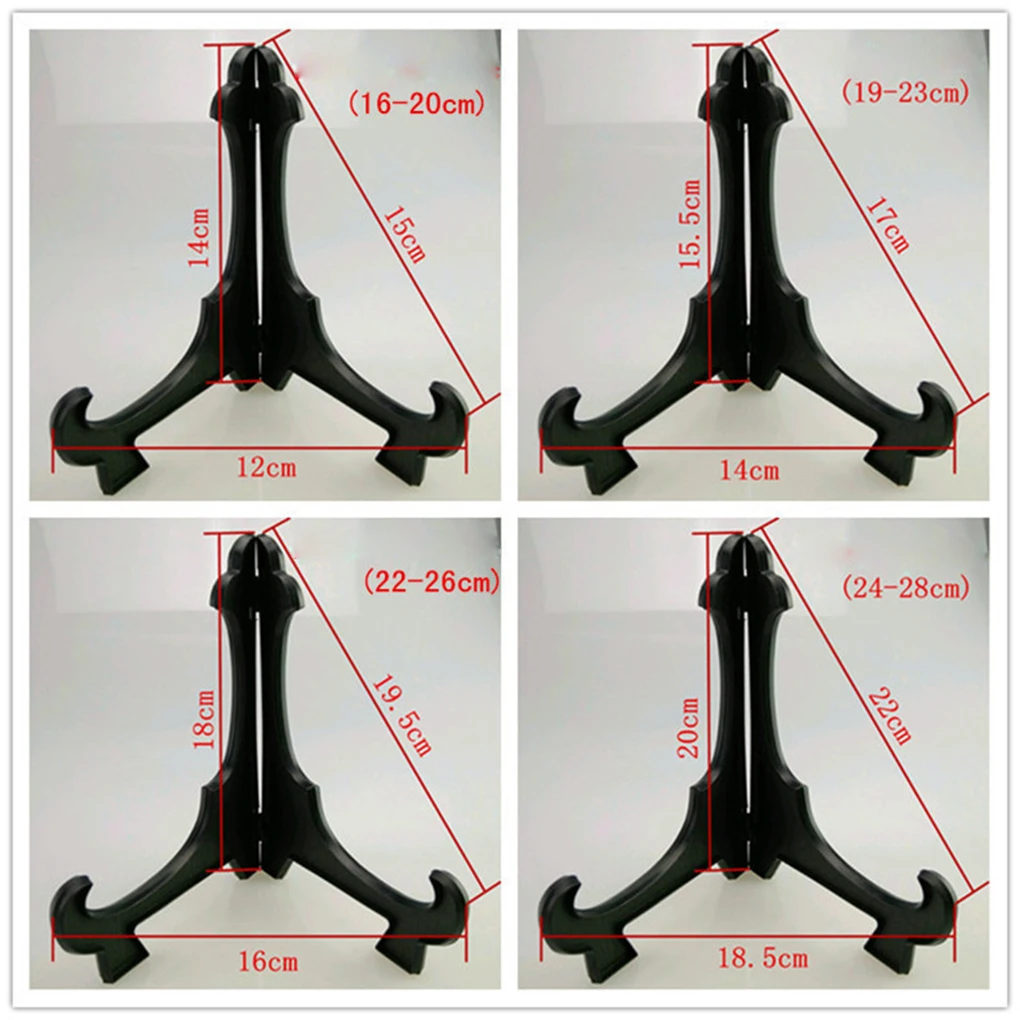Folding Rack Tabletop Plate Plastic Card Medal Display Holder Decorative Bowl Home Storage Shelf Stand
