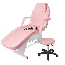 Massage Couch Facial Bed Beauty Chair with High Gas Rod Big Bench