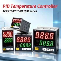 Digital Thermostat SSR+RELAY Output Universal Input TCN4S TCN4H TCN4M PID Temperature Controller Regulator SSR Relay 110VAC 220V