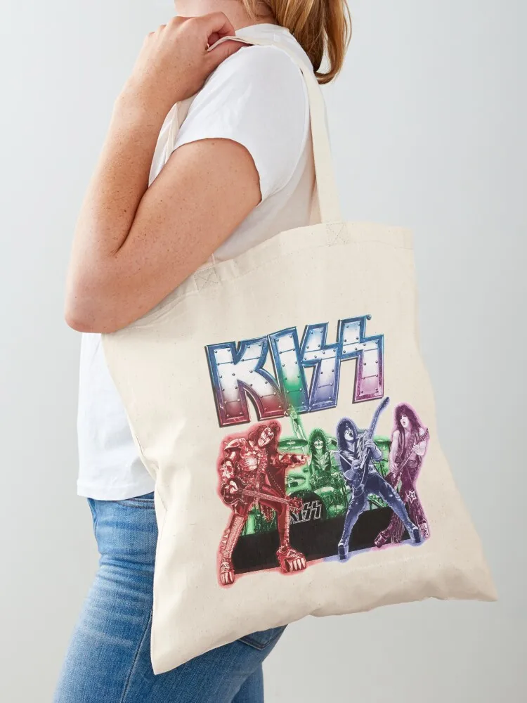 KISS band Tote Bag Cloth bags handbag reusable shopping bags shopper bags