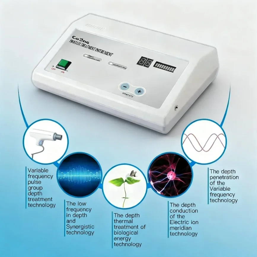 

【Prostate Health】Acupuncture Point Stimulation & Hot Compress Device | Male Prostatic Hyperplasia Rehabilitation Massager
