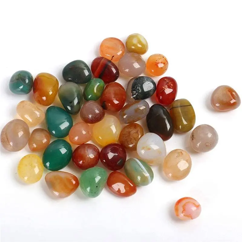 YANA50I Natural Decorative Colorful Agate Stones For Landscape Decor Rocks DIY Handmade, Decoratisve Fish Tanks, Vase Fillers Du