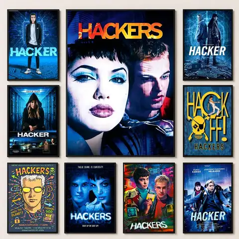 movie Hackers Poster Poster HD Printing Premium Style for Home Decor for Bedrooms Hallways Cafes Gift