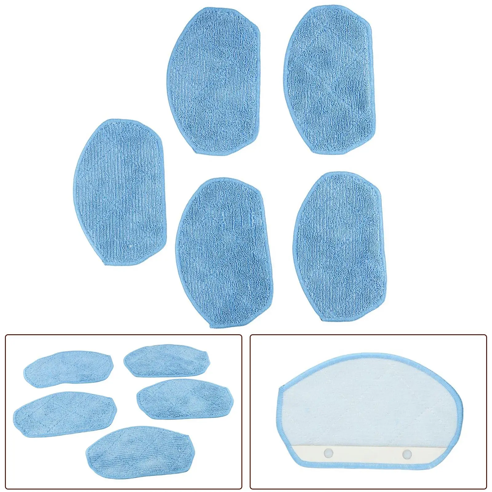 5/2 قطعة ممسحة القماش تنظيف خرقة ستوكات الصوف التطهير القماش امتصاص الماء القوي ل ميديا VCR04W جهاز آلي لتنظيف الأتربة جزء