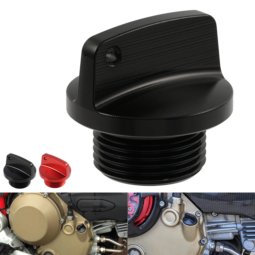 Tapón de llenado de aceite M22x1.5 para Ducati Monster 600 94-01 Monster 620 02-06 Monster 750 94-05 Monster 900 94-01 Monster 1000 2002-2007